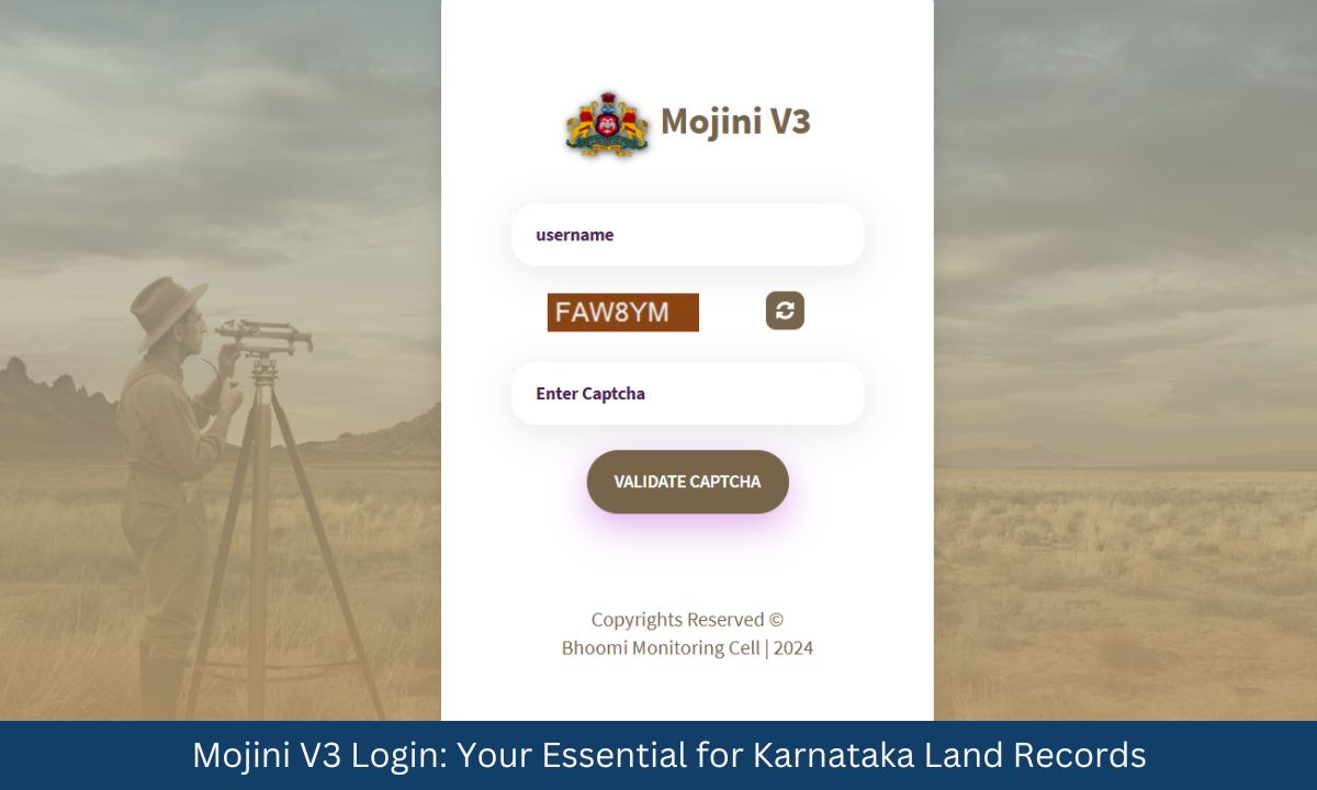 Mojini V3 Login: Your Essential for Karnataka Land Records