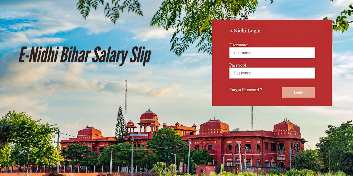 E-Nidhi Bihar Salary Slip: Payee Management, and Financial Services