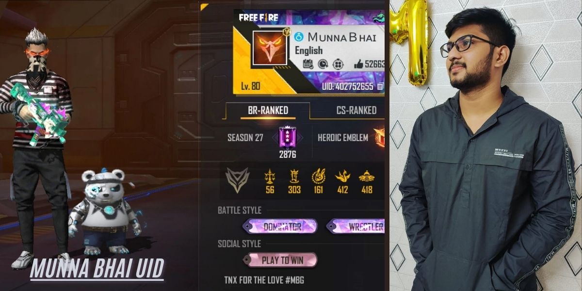 Munna Bhai UID: The Rise of a Free Fire Gaming Legend